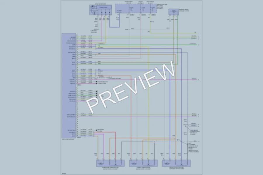 2009 Lincoln MKX Air Conditioning wiring diagram preview