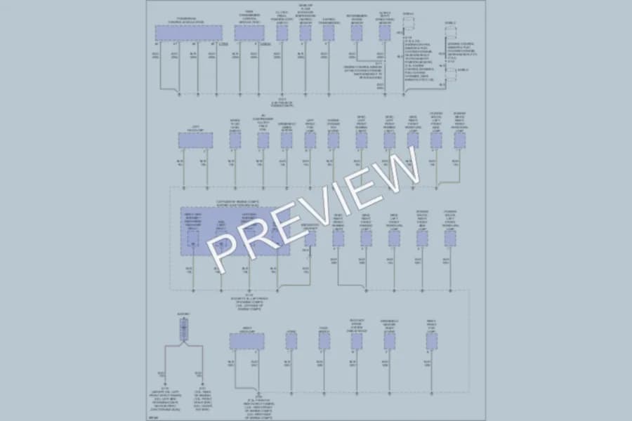 2009 Lincoln MKZ Ground Distribution wiring diagram preview
