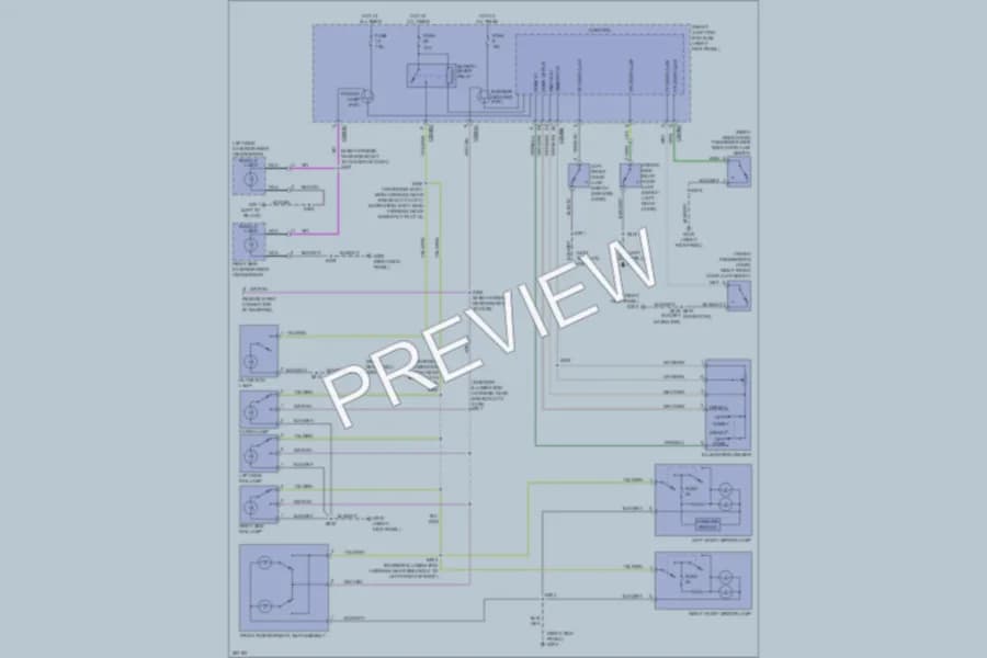 2009 Lincoln Navigator Interior Lights wiring diagram preview