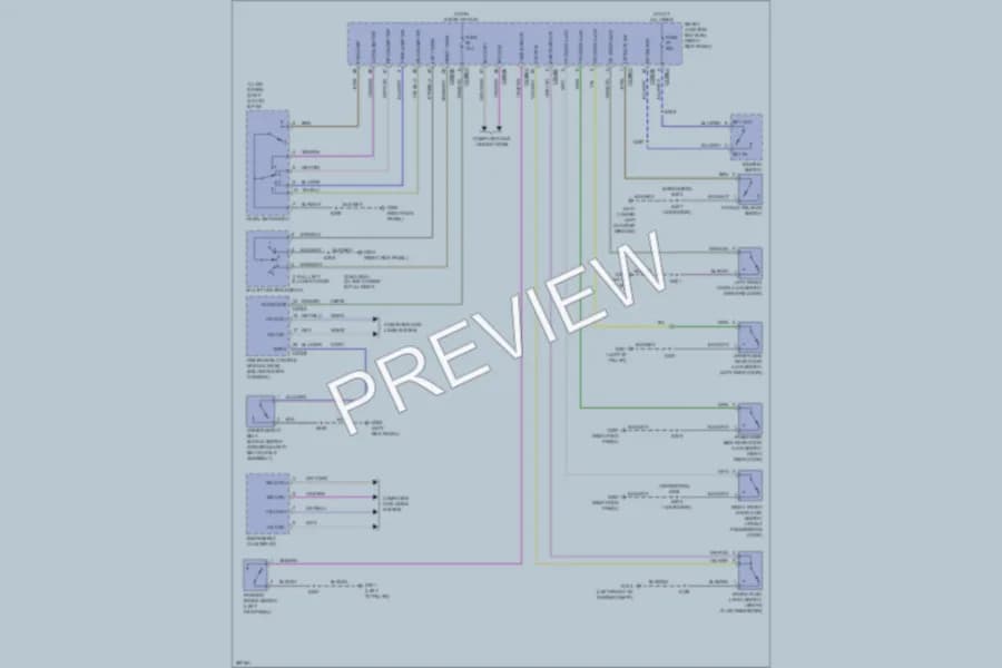 2009 Lincoln Navigator Warning Systems wiring diagram preview