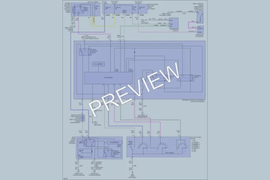 2009 Lincoln Navigator Wiper Washer wiring diagram preview