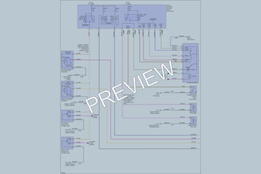 2009 Lincoln NavigatorL Headlights wiring diagram preview