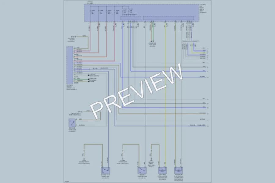 2009 MINI Cooper Anti Theft wiring diagram preview