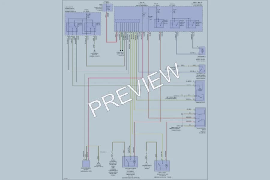 2009 MINI Cooper Wiper Washer wiring diagram preview