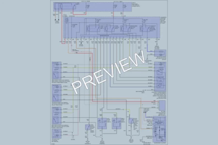 2009 Mazda 3 Anti Theft wiring diagram preview