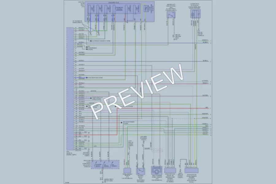 2009 Mazda 3 Engine Performance wiring diagram preview