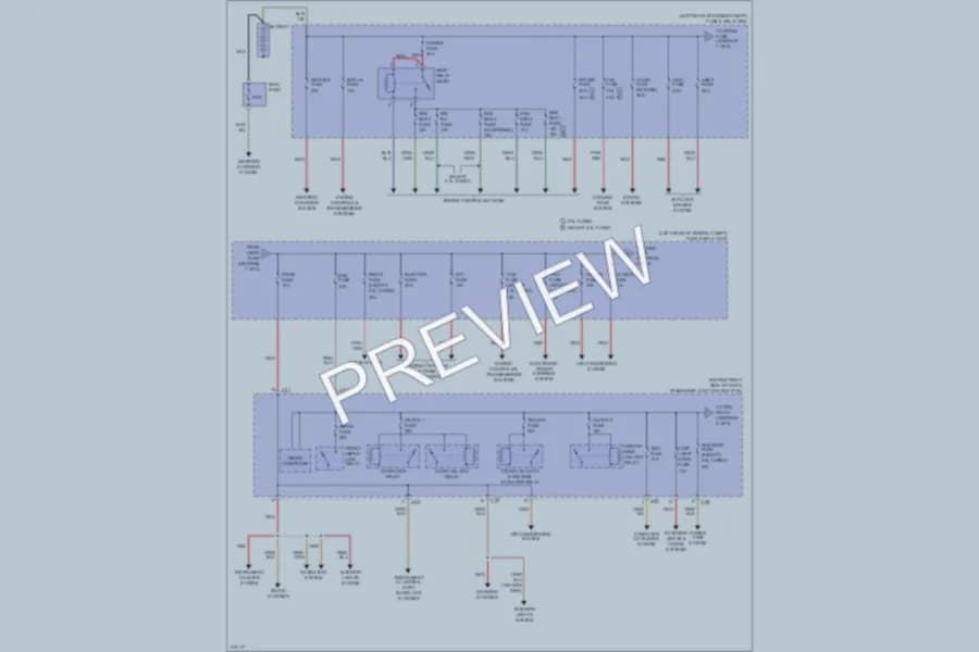 2009 Mazda 3 Power Distribution wiring diagram preview