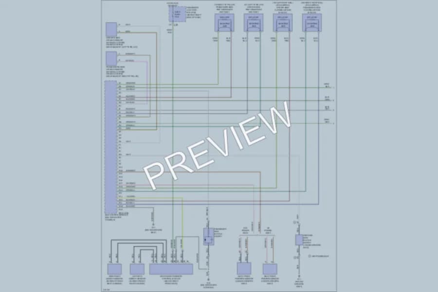 2009 Mazda 3 Supplemental Restraints wiring diagram preview