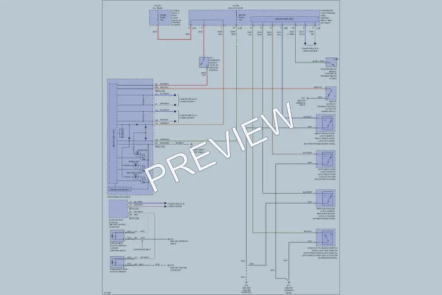 2009 Mazda 3 Warning Systems wiring diagram preview