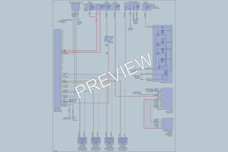 2009 Mazda 6 Anti Lock Brakes wiring diagram preview