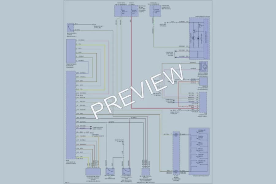 2009 Mazda 6 Cruise Control wiring diagram preview