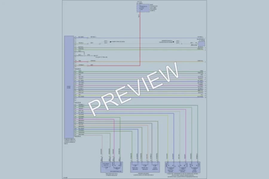 2009 Mazda 6 Memory Systems wiring diagram preview
