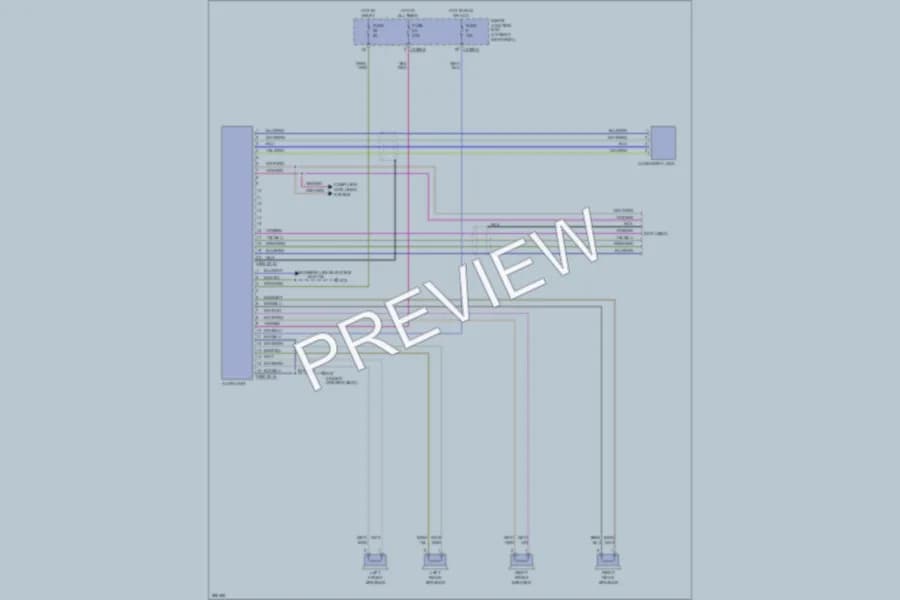 2009 Mazda B2300 Radio wiring diagram preview