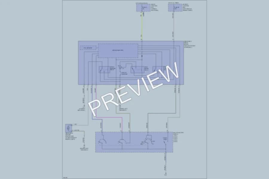 2009 Mazda B2300 Wiper Washer wiring diagram preview