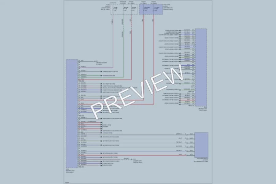 2009 Mazda CX7 Body Control Modules wiring diagram preview
