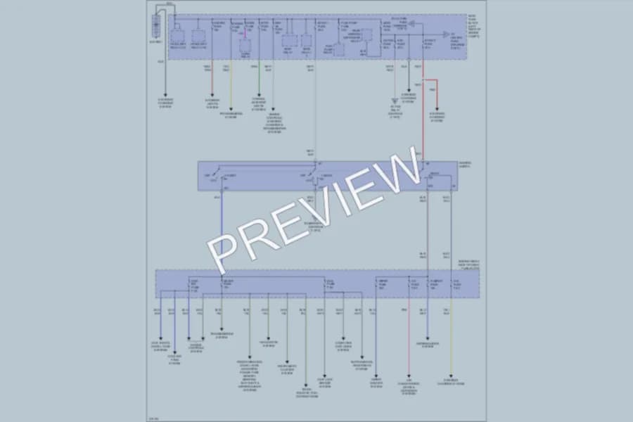 2009 Mazda CX9 Power Distribution wiring diagram preview