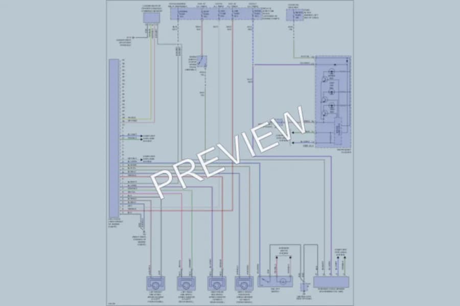 2009 Mazda MX5Miata Anti Lock Brakes wiring diagram preview