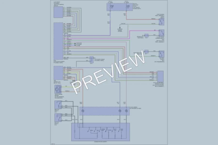 2009 Mazda MX5Miata Cruise Control wiring diagram preview
