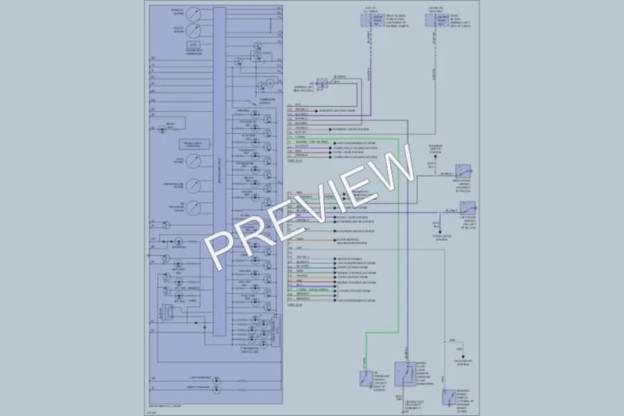 2009 Mazda MX5Miata Instrument Cluster wiring diagram preview