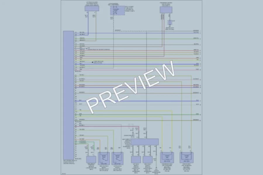 2009 Mazda MX5Miata Supplemental Restraints wiring diagram preview