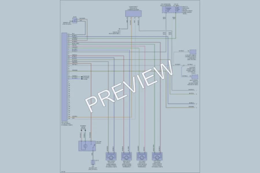2009 Mazda RX8 Anti Lock Brakes wiring diagram preview
