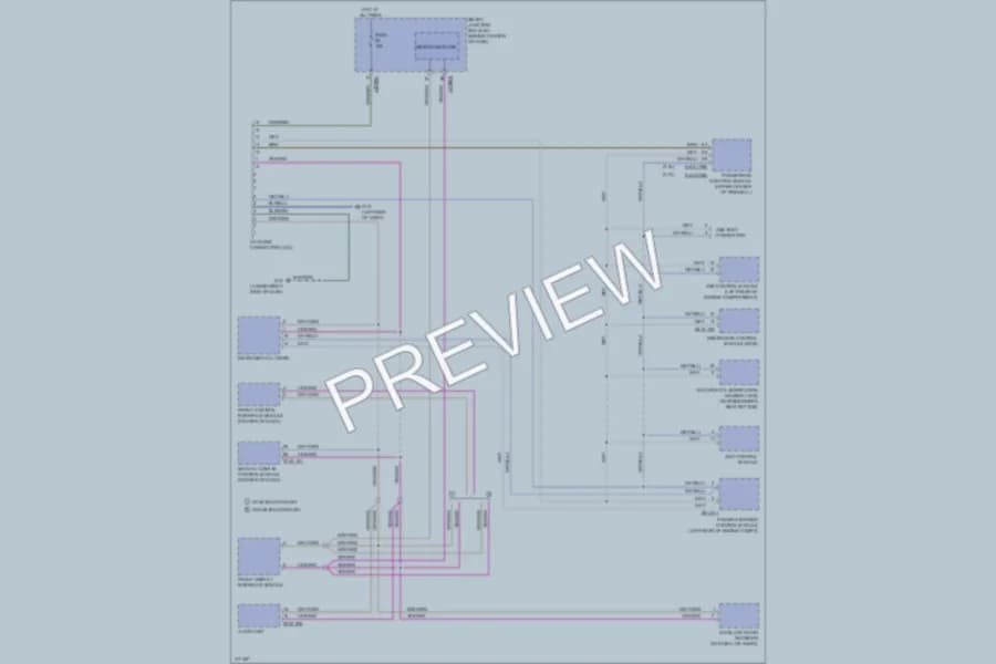 2009 Mazda Tribute Computer Data Lines wiring diagram preview