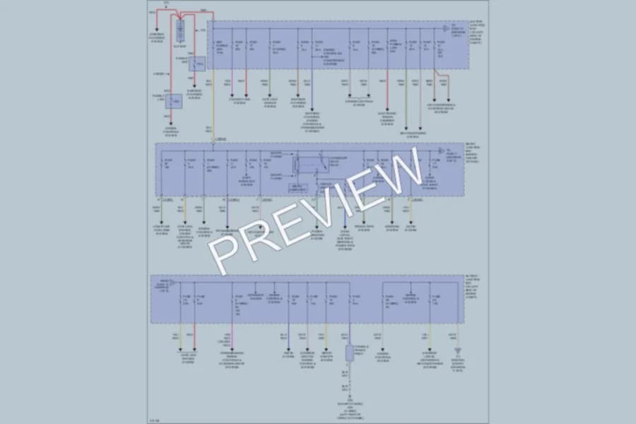2009 Mazda Tribute Power Distribution wiring diagram preview