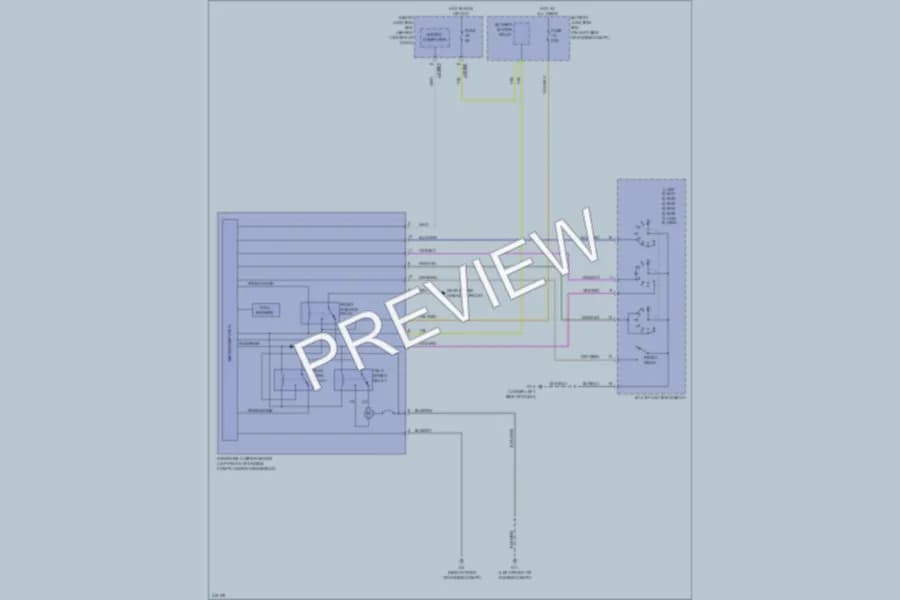 2009 Mazda Tribute Wiper Washer wiring diagram preview