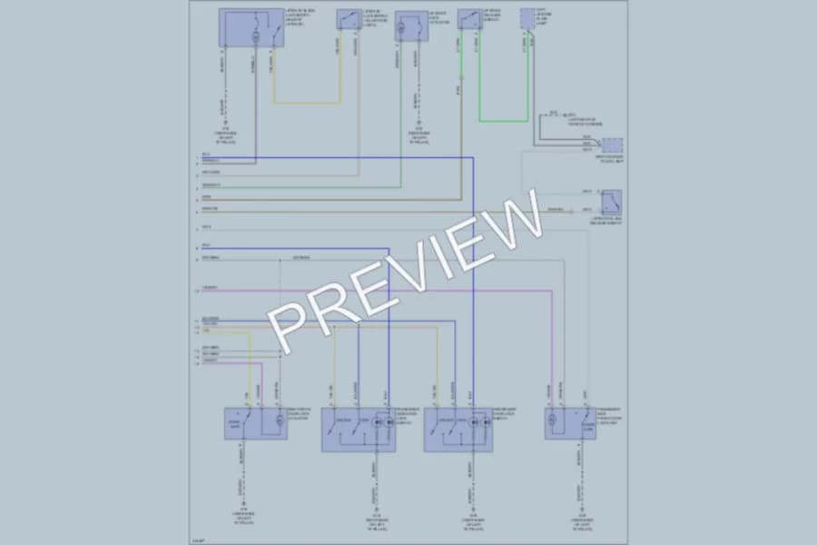 2009 Mazda TributeHybrid Anti Theft wiring diagram preview