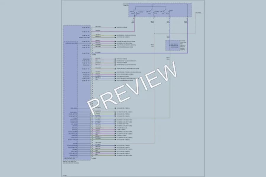 2009 Mazda TributeHybrid Body Control Modules wiring diagram preview