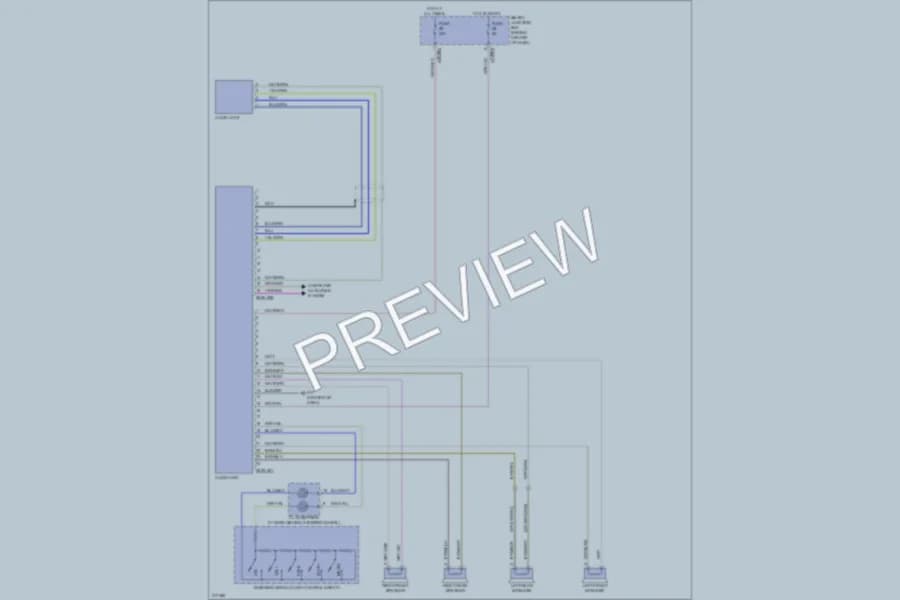 2009 Mazda TributeHybrid Radio wiring diagram preview