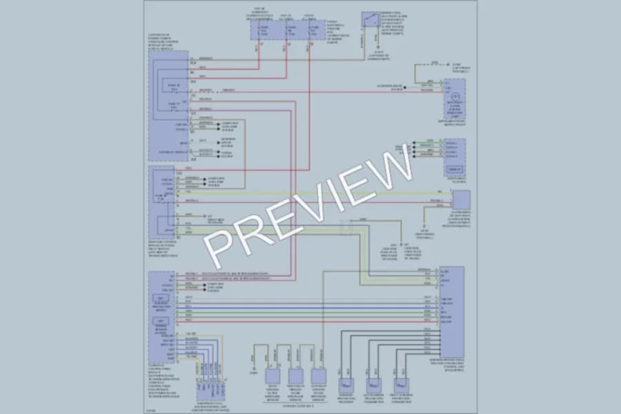 2009 MercedesBenz C350 Anti Theft wiring diagram preview