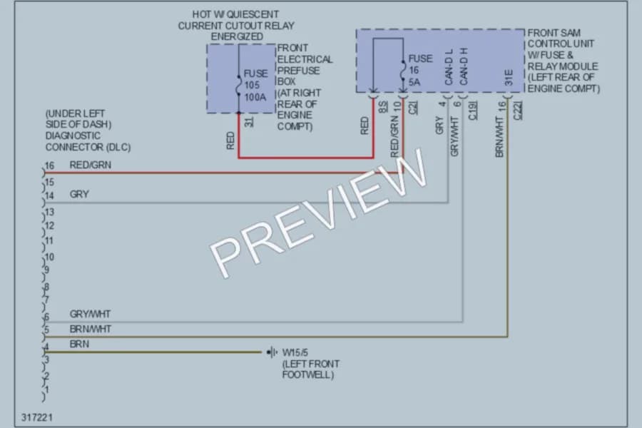 2009 MercedesBenz C350 Computer Data Lines wiring diagram preview