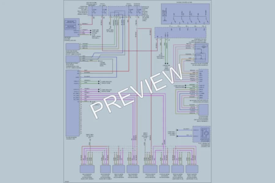 2009 MercedesBenz C350 Cruise Control wiring diagram preview