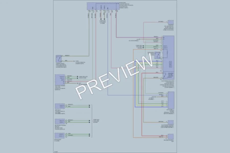 2009 MercedesBenz CLK350 Shift Interlock wiring diagram preview