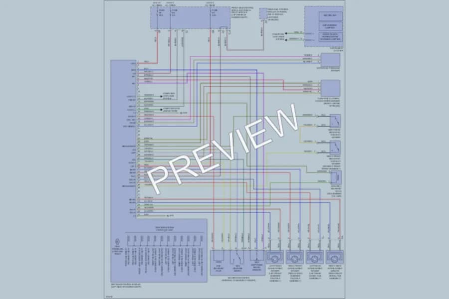 2009 MercedesBenz CLK550 Anti Lock Brakes wiring diagram preview