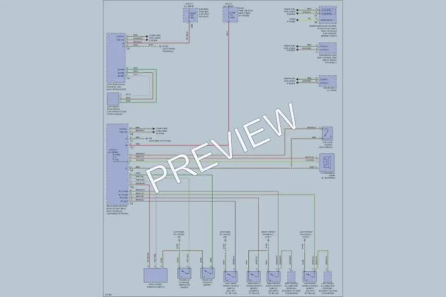 2009 MercedesBenz CLS550 Anti Theft wiring diagram preview