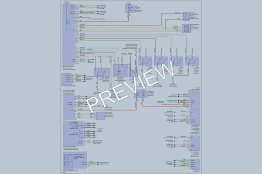 2009 MercedesBenz E320BLUETEC Anti Theft wiring diagram preview
