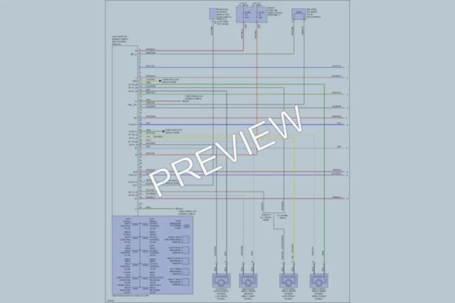 2009 MercedesBenz E350 Anti Lock Brakes wiring diagram preview