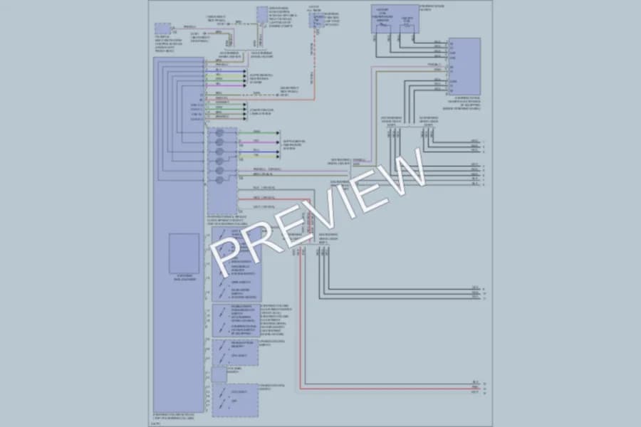 2009 MercedesBenz E350 Electronic Power Steering wiring diagram preview