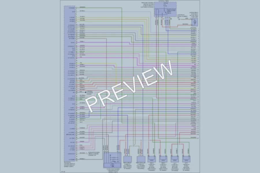 2009 MercedesBenz E350 Engine Performance wiring diagram preview