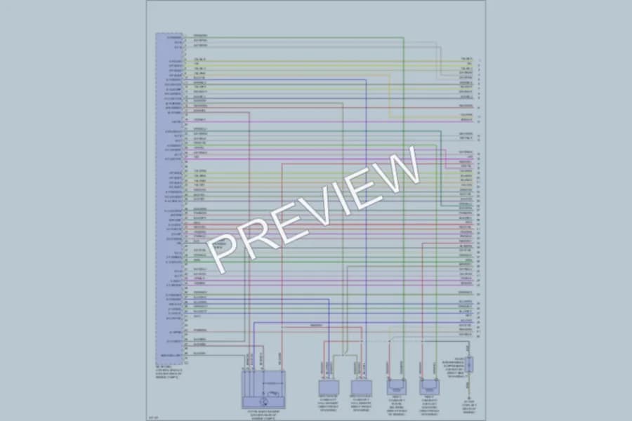 2009 MercedesBenz E550 Engine Performance wiring diagram preview