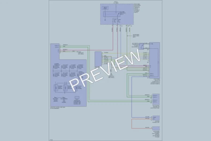 2009 MercedesBenz E550 Transmission wiring diagram preview