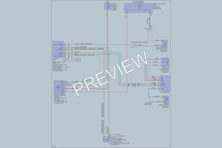 2009 MercedesBenz GL320BLUETEC Cooling Fan wiring diagram preview
