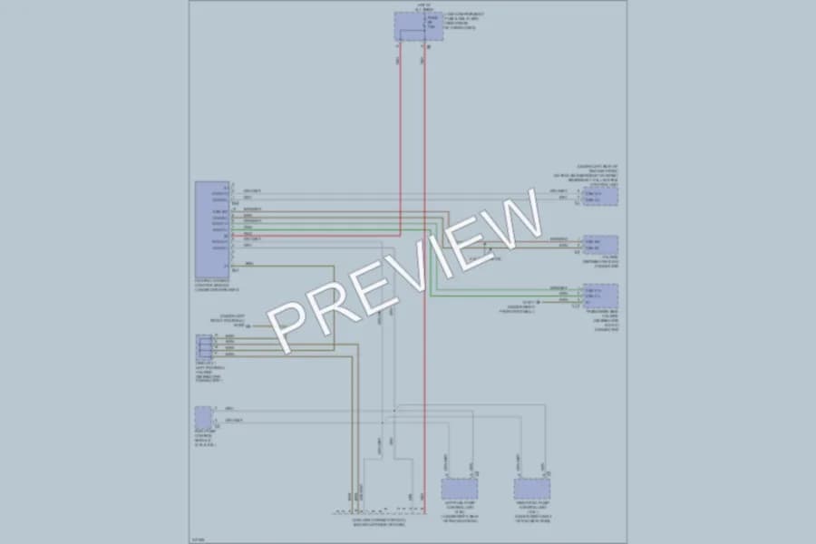 2009 MercedesBenz GL550 Computer Data Lines wiring diagram preview