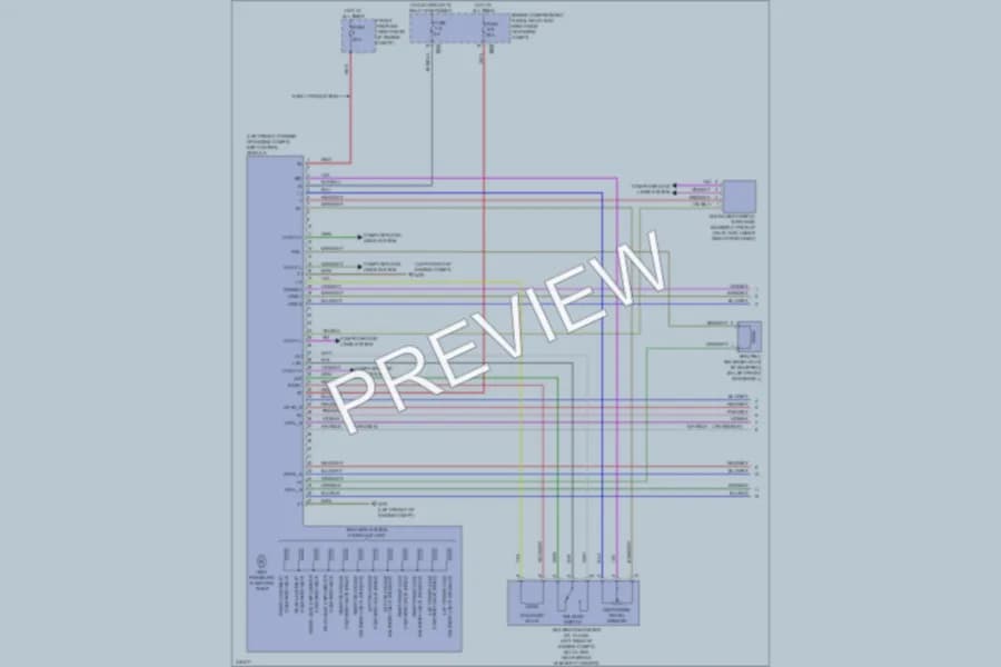 2009 MercedesBenz ML320BLUETEC Anti Lock Brakes wiring diagram preview