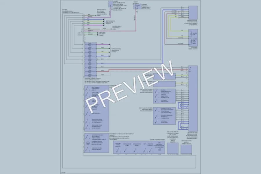 2009 MercedesBenz ML350 Electronic Power Steering wiring diagram preview