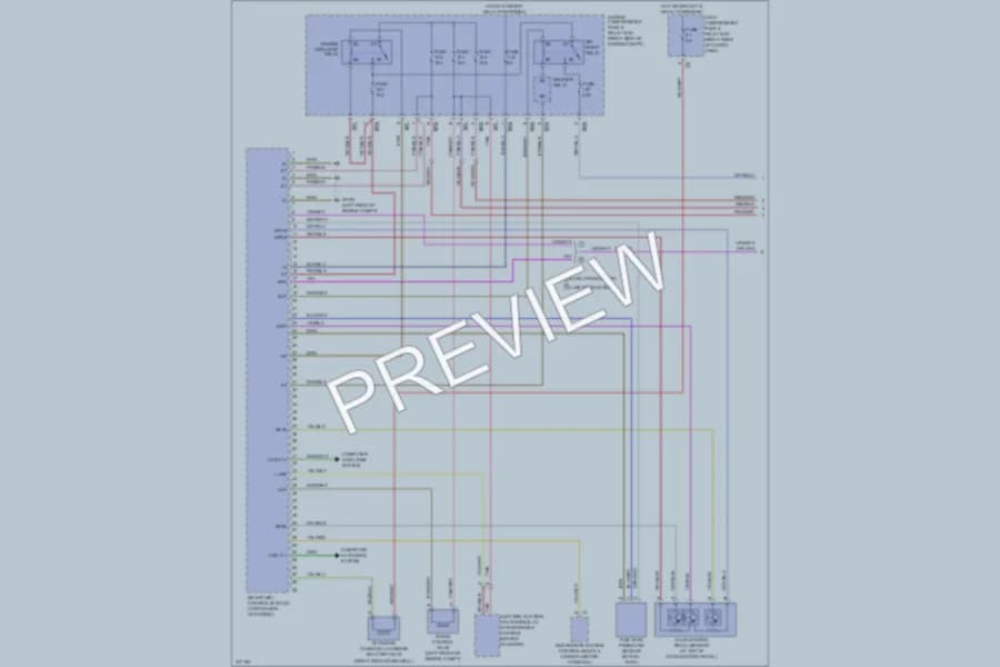 2009 MercedesBenz ML350 Engine Performance wiring diagram preview