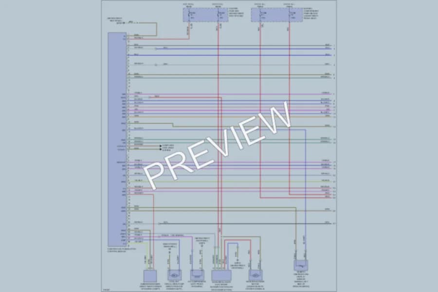 2009 MercedesBenz R320BLUETEC Air Conditioning wiring diagram preview