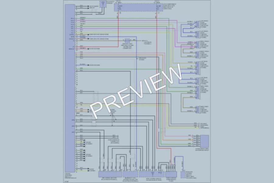 2009 MercedesBenz R320BLUETEC Radio wiring diagram preview